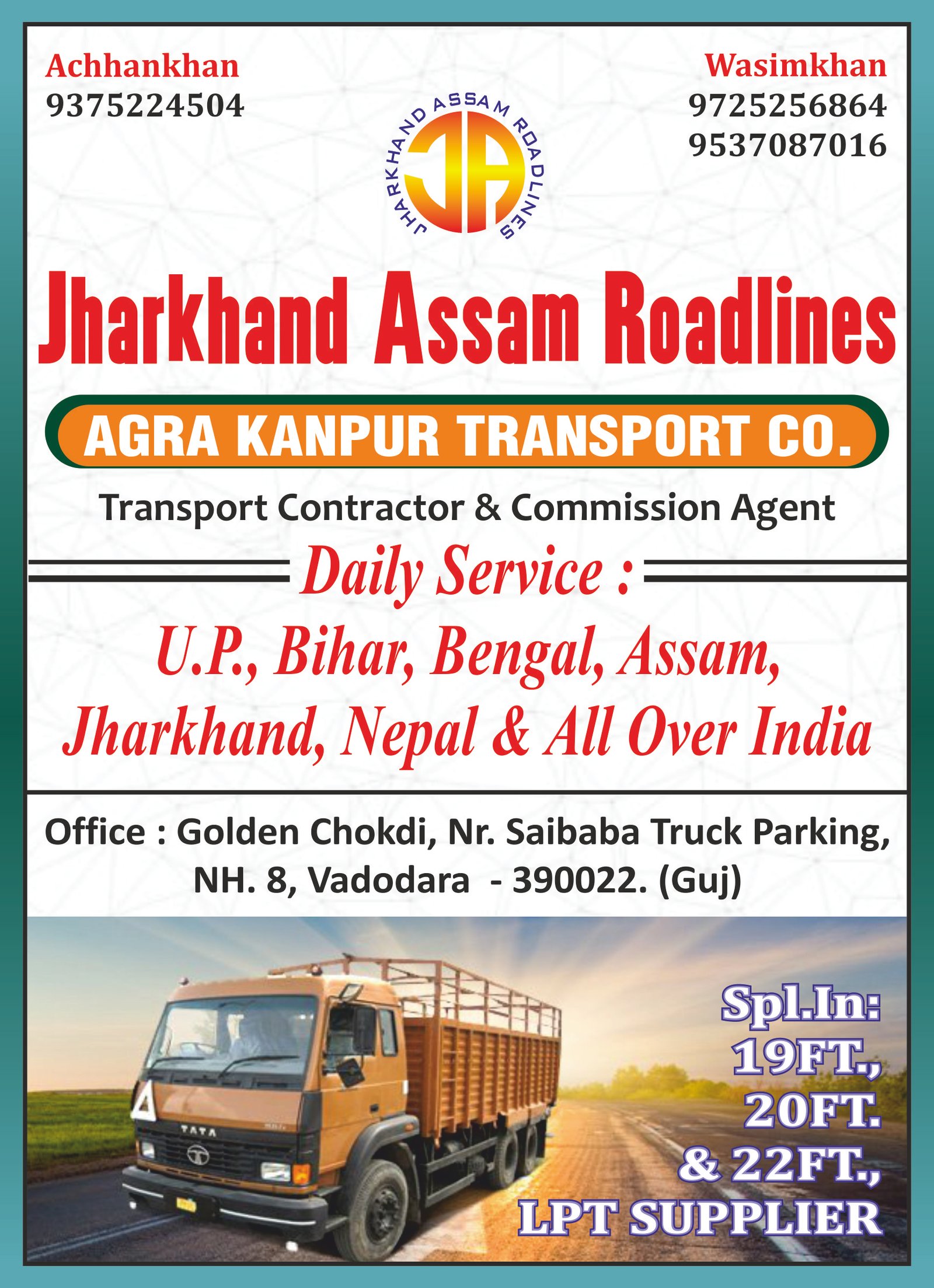 Jharkhand Assam Roadlines